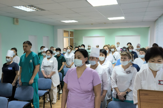 Әріптесімізді еске алу сәті