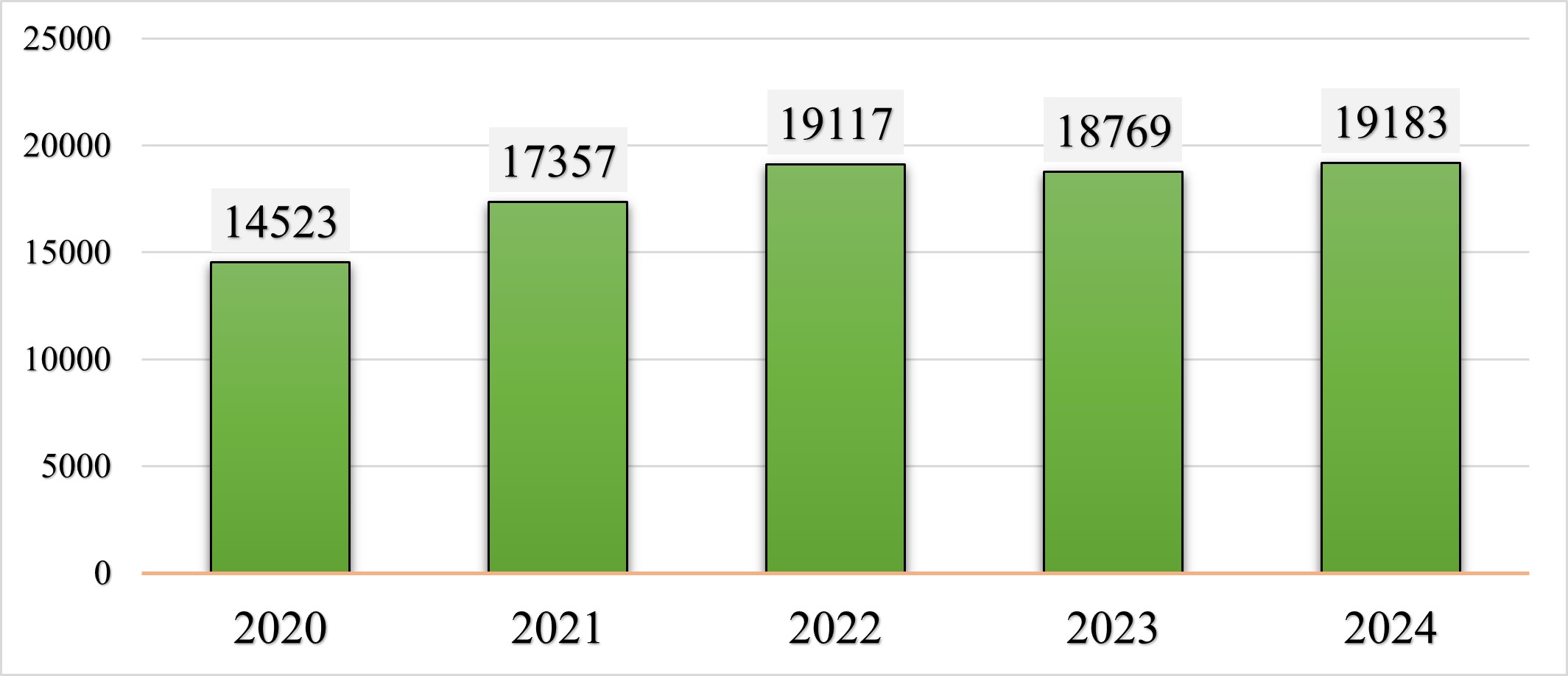 Отчет по выполнению государственных услуг по годам